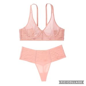 Victoria’s Secret Bra top and Matching Panty Set